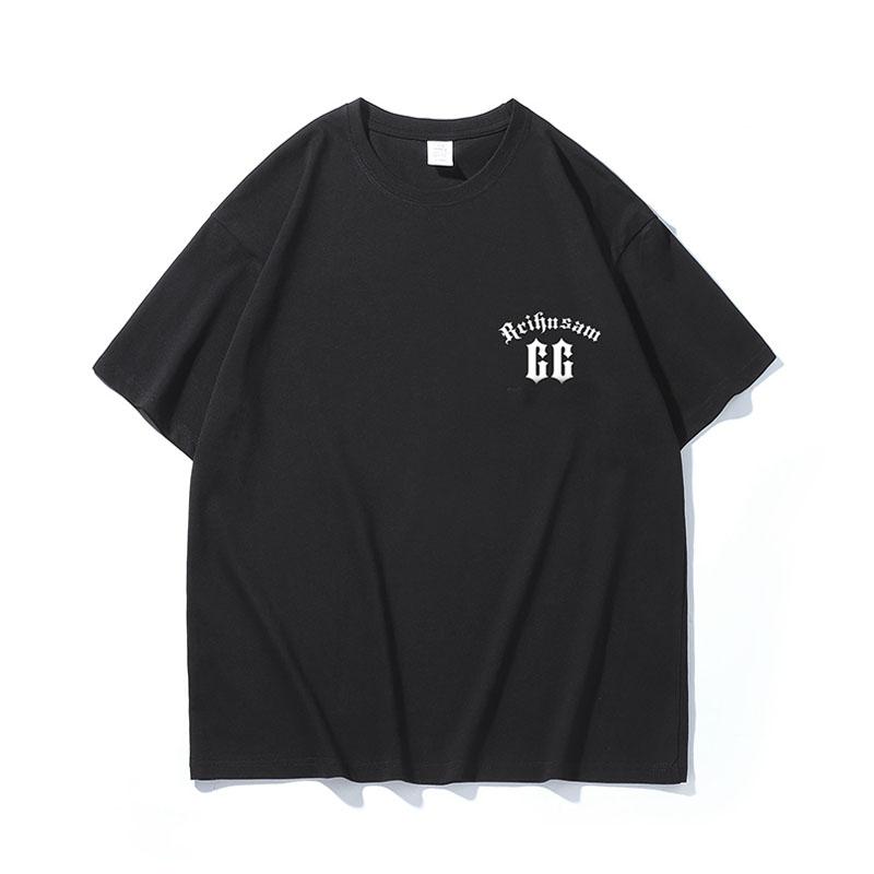 Европейская и американская модная новая летняя мужская футболка большого размера из чистого хлопка с буквенным принтом, женские футболки высокого качества, модная винтажная футболка унисекс