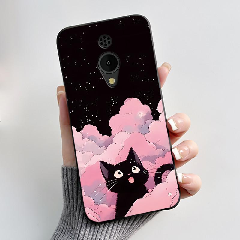 Чехол для телефона Nokia 150 2G 2023, роскошный, милый, с кроликом, любовь, смешной, мультяшный, черный, матовый, мягкий силикон, противоударный, защитная крышка