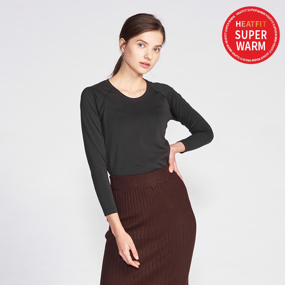 SUMNFIT Super Warm Women'S Raglan Long Sleeve Fleece Thermal Underwear