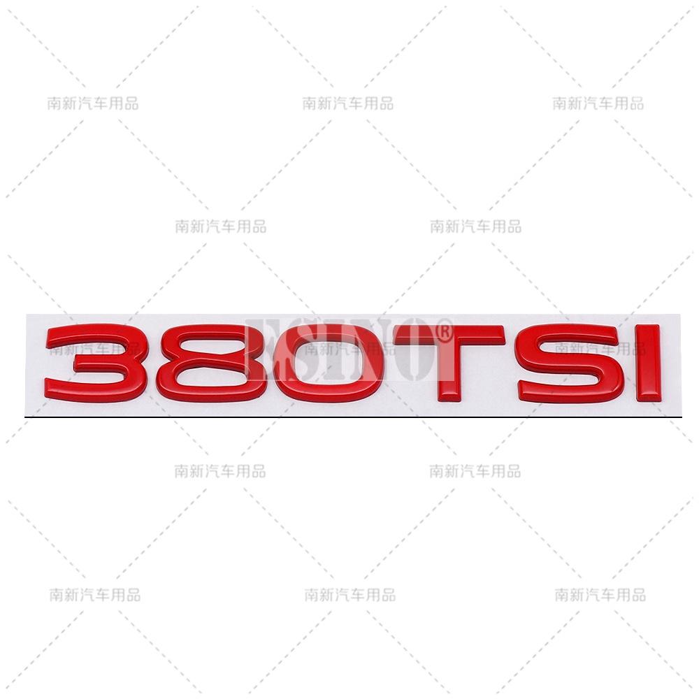 AABIO1 New Styling 3D 230 280 330 380 TSI Metal Alloy Adhesive Emblem Rear Trunk Badge Fender Sticker Car Body Decal for Volkswagen