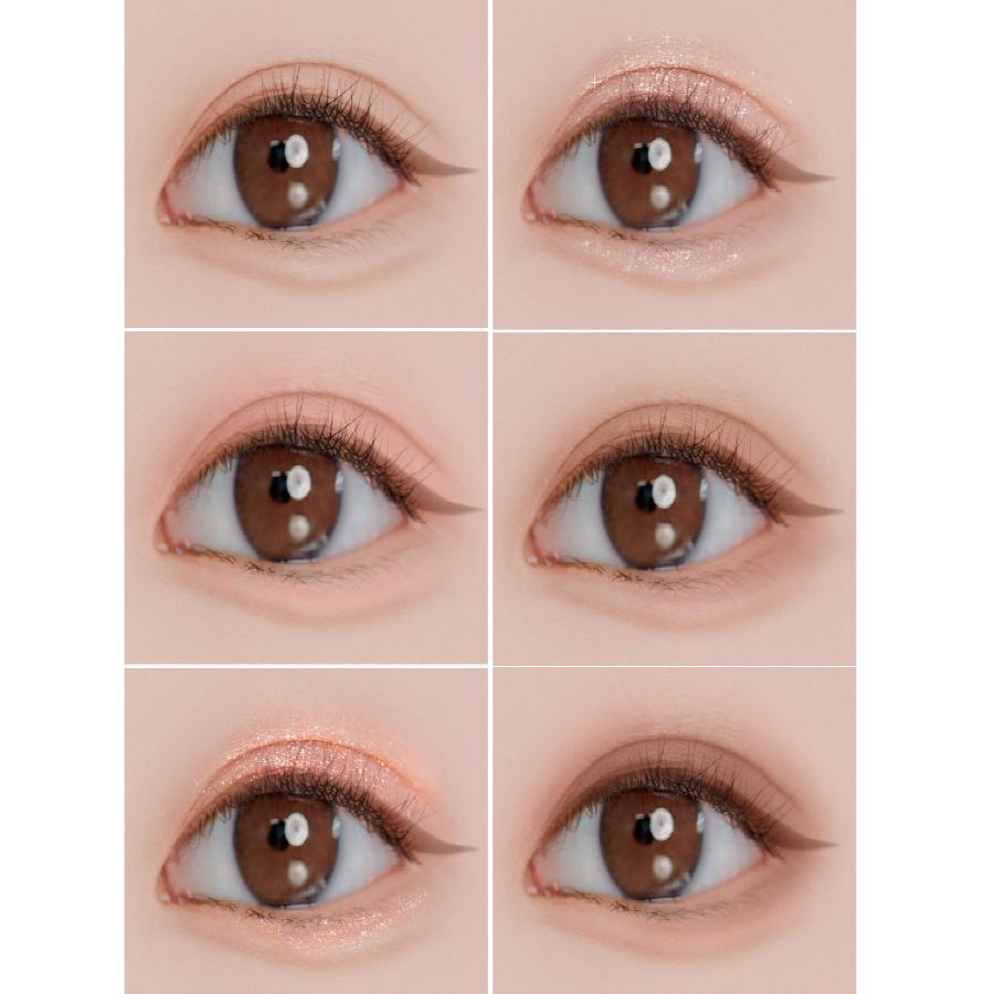 BBIA Готовая к ношению палетка для век 5 г телесных румян