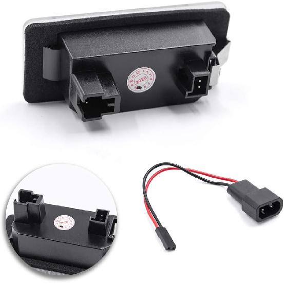2Pcs LED License Plate Lights Number Lamp for BMW E82 E46 E92 E93 E39 E60 E61 E84 E70 E71 E72 F22 F30 F32 F33F10 F11 F80 Powered by High Power SMD