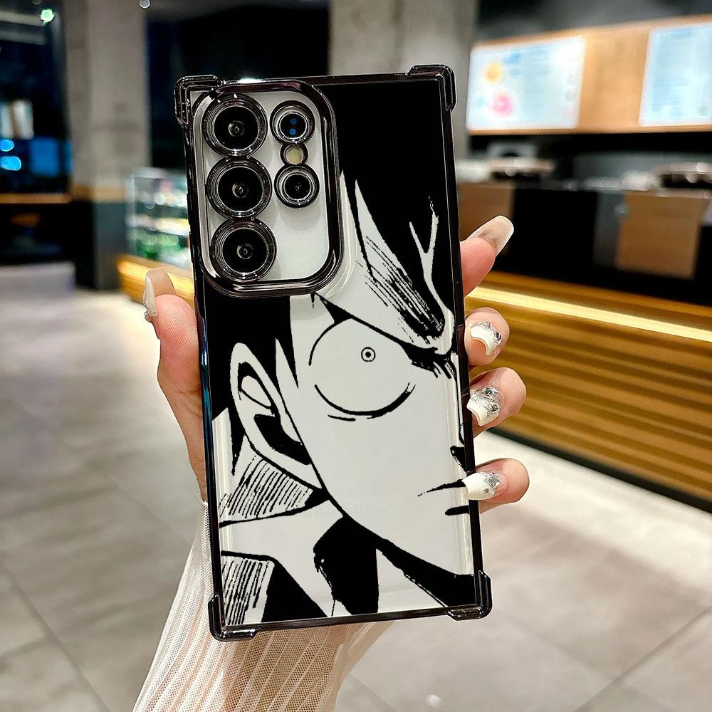Чехол One Piece Для телефона Galaxy S26 Ultra Чехол Sanji Zoro Luffy Для Samsung S26 S25 S24 S23 S21 Ultra S20 FE S25 Plus 5G Чехол