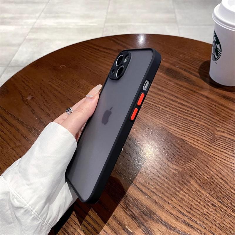 Подходит для Apple 16 Матовый чехол для телефона Ощущение кожи iPhone15promax14 Противоударный Защитный чехол с мягкими краями Xr