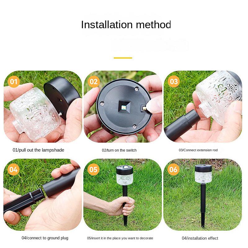 Солнечные уличные фонари, садовые лампы, водонепроницаемые, на солнечных батареях, пейзажные дорожки, уличные для двора, двора, лужайки, патио, декоративные