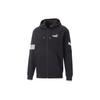 Puma Cuff Brand Logo Design Full Zip Long Sleeve Hoodie Men Hoodies Black 673327-01