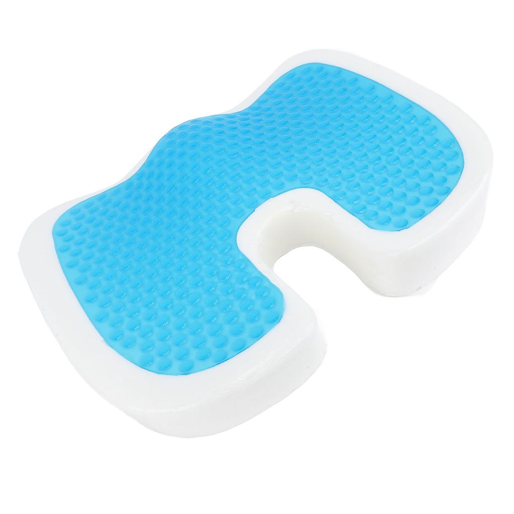 Подушка сиденья из пены с эффектом памяти 45x35x7см для офисного кресла с медленным восстановлением U-образной формы гелевая подушка для сиденья