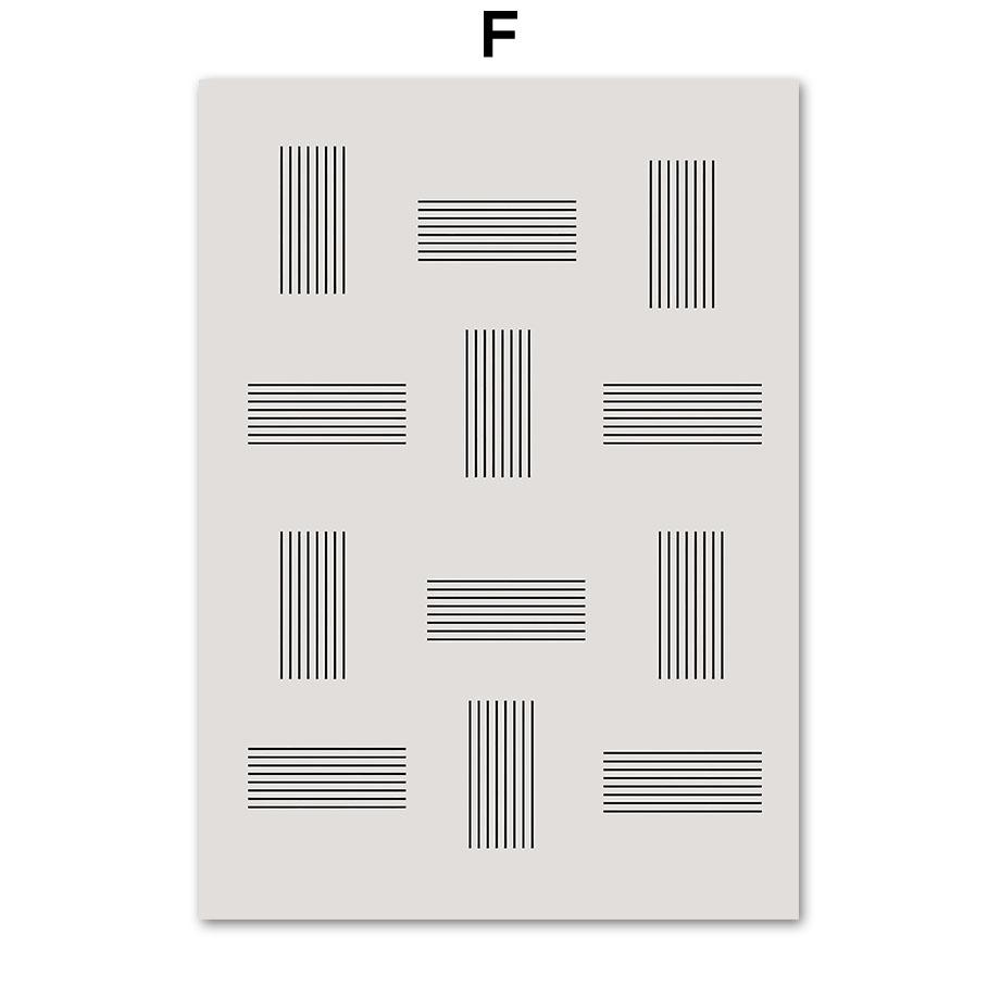 Абстрактная богемная линия, женская ваза с листьями, цветы, плакаты середины века, холст, картина, настенная живопись, печать, картина для гостиной, домашний декор