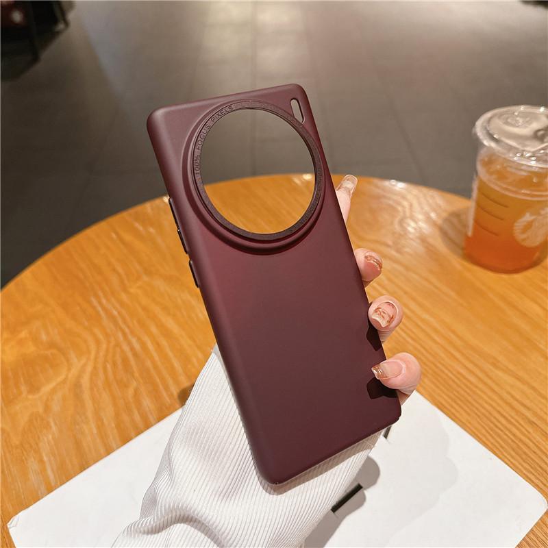 Для vivo X100 X100s Pro Прочная металлическая рамка для объектива с большим отверстием на ощупь, защитный чехол для ПК, задняя крышка в виде ракушки