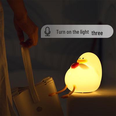 Светодиодный ночник «Счастливая утка» с голосовым управлением и RGB-подсветкой