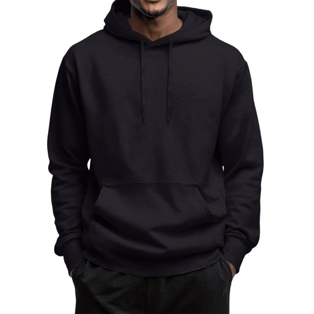 Men's Fleece Hoodie Casual Long Sleeve 1/4 Zipper Pullover Sweatshirts