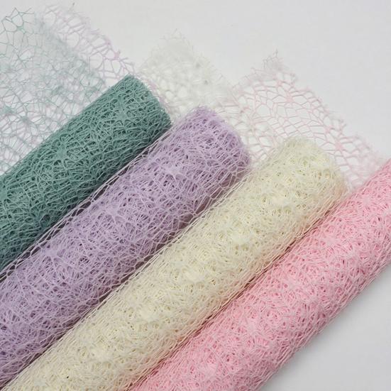 Цветочная упаковочная бумага жаккардовая ажурная сетка обертка для упаковки букетов лист для упаковки цветов элегантные флористические упаковочные материалы