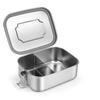 Braoses Stainless Steel Bento Box, 800ml, Silver, Fluffy Filling, Easy To Clean, Leak-Resistant, Portable, with Adjustable Dividers, Perfect for