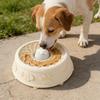 Pet Lick Bowl for Liquid Treat Slow Feeder Dog Bowl with Rolling Ball Silicone Anti-Slip Dog Lick Bowl Pup Licking Toy for Thick Food Dogs Cats