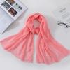 Muslim Fashion Women Crinkle Hijab Scarf Soft Solid Head Scarves Turban Shawls and Wraps Hijab Femme Musulman Kopftuch