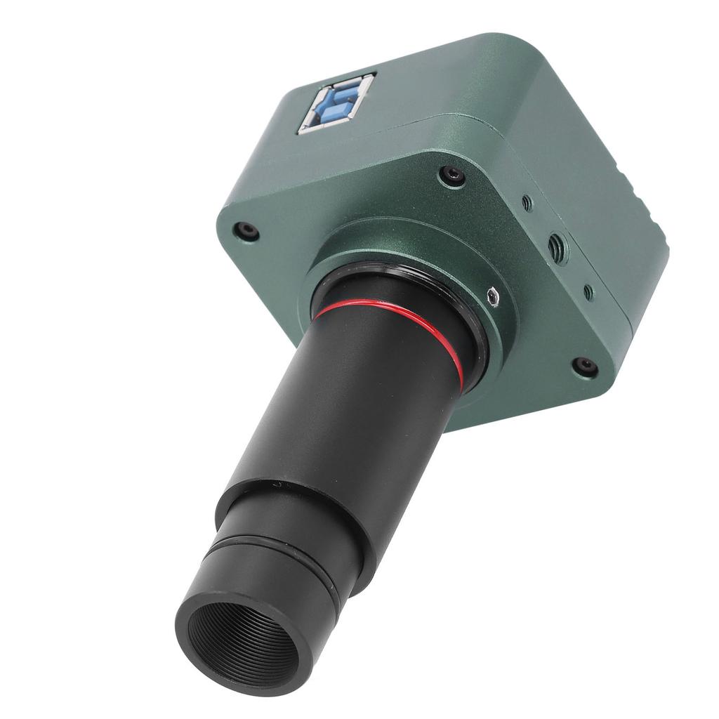 Electronic Microscope Camera 4K 8MP USB3.0 Electronic Digital Eyepiece with 0.5X Lens and 30mm 30.5mm Adapter