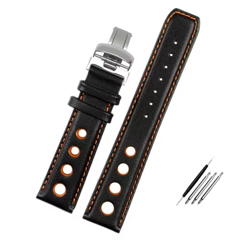 Браслет из натуральной кожи Для tissot 1853 Sport Часы аксессуары ремешок Racing PRS516 T91 1853 Верхний слой коровьей кожи 20 мм ремешок chopin