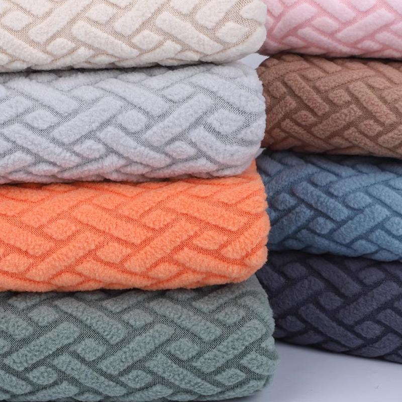85x50см Однотонная эластичная вязаная флисовая ткань для чехлов на диван, декоративных подушек, ткани для чехлов на стулья ручной работы DIY TJ20510