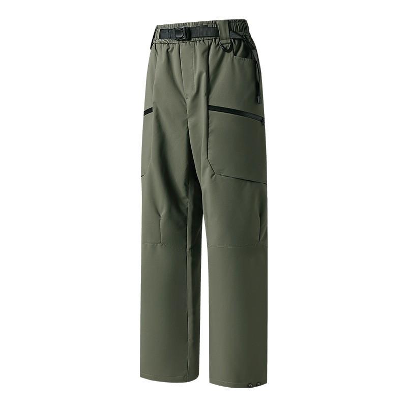 Mens 3-in-1 Outdoor Hiking Pants With Removable Fleece Liner Windproof Waterproof Durable Winter Fall Camping Trekking