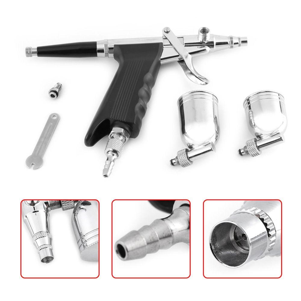Flexible Pneumatic Sprayer Multi Purpose Spraying Tool Side Feed Airbrush Kit Art Spraying Work