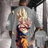 2026 Японский Аниме Футбольная Майка Dragon Ball Мужская/Женская Оверсайз Футболка Летняя Спортивная Дышащая Унисекс Косплей Футболка