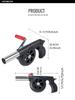 Outdoor Portable Hand Blower Household BBQ Charcoal Combustion Blower Quick Charcoal Burning Small Hair Dryer BBQ Tool Camping