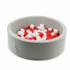 Toy balls ø7cm 150pcs white, red