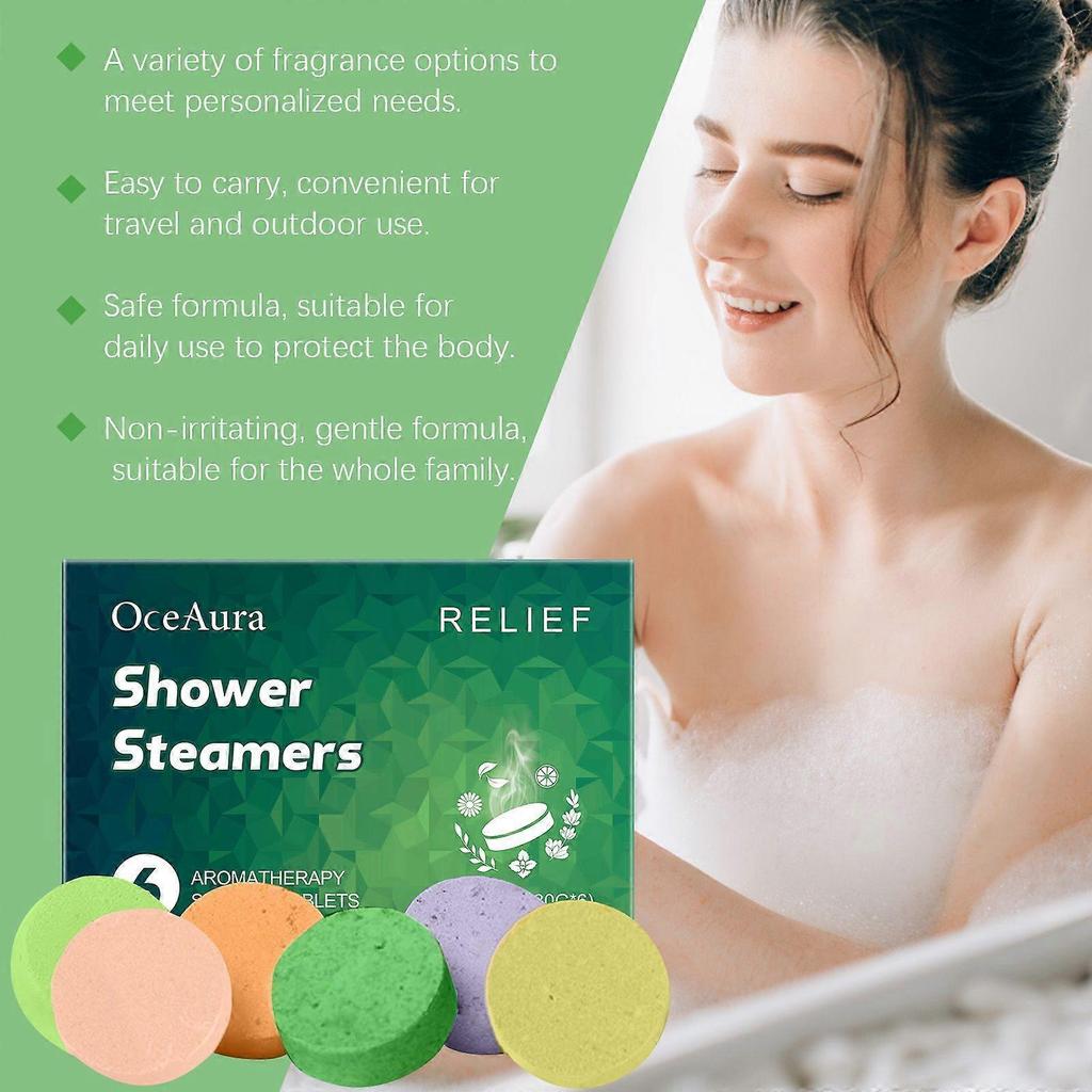 Bath Steam Aromatherapy Tablets, Gentle Skin Cleanser Enjoy Bath Stay Fragrance Multi-Scented Bath Tablets