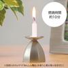 Kameyama Five-Color Candles (Small), Approximately 130 Candles, Approximately 10 Minutes, Cylinder Box