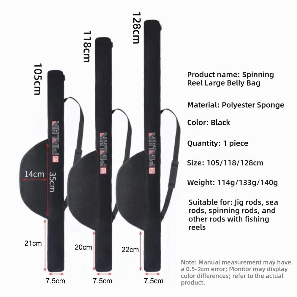 With Shoulder Strap Fishing Pole Reel Bag Folding Fishing Pole Case New Fishing Rod Case
