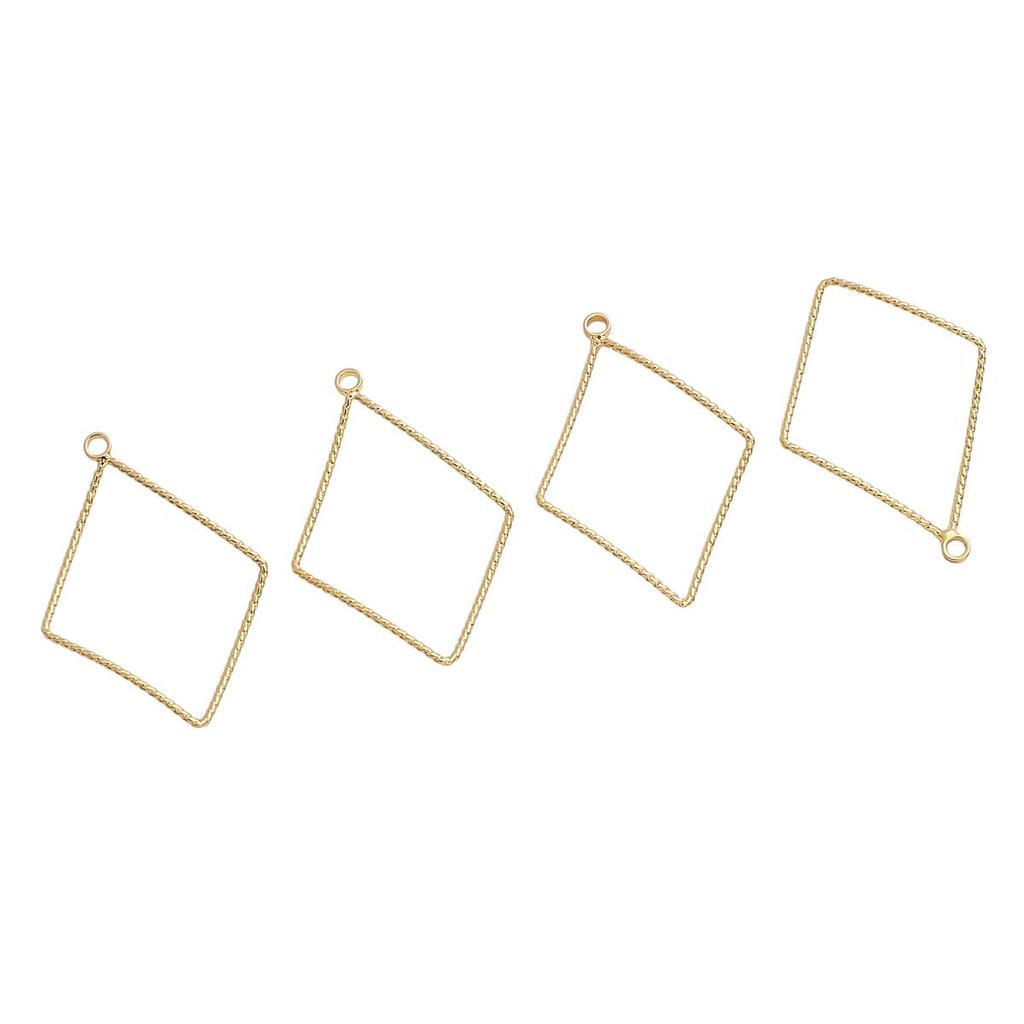 Медный круглый треугольный геометрический очаровательный кулон для изготовления ювелирных изделий своими руками, серьги, браслет, ожерелье, аксессуары