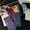 Безрамочный Магнитный Чехол Для iPhone 17 Air 16 15 14 Plus 13 12 11 Pro Max Plus Для Magsafe Защита Камеры Жесткая Задняя Крышка из Поликарбоната