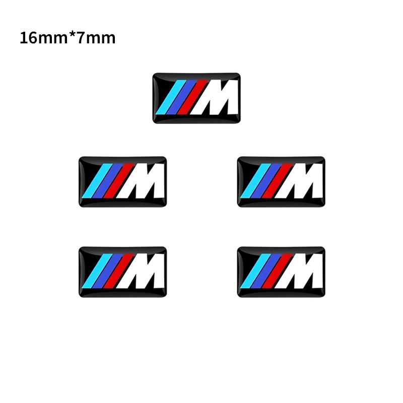 Car Sticker Steering Wheel Hub Decals For BMW M Performance E36 E60 E90 X2 X1 X3 X5 E46 E39 E70 M3 M5 M6 G20 G30 E93 Z3 Z4 f90