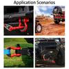 3/4" D Ring Bow Shackle Carbon Steel Tow Hook Kit Off-Road Receiver Hitch Mount for Trailer Recovery & Towing Accessories