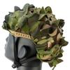 3D Маскировочная Сеть Чехол на Шлем для Airsoft Лазерная Резка Нейлоновый Шнурок Шлем Scrim Cs Военная Игра Пейнтбол Парашютист Охотничьи Аксессуары