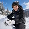 Модные Теплые Детские Лыжные Перчатки Нескользящие Ветрозащитные Снежные Перчатки Водонепроницаемые Утепленные Детские Зимние Варежки Зимние