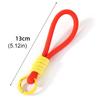10PCS Colorful Braided Lanyard Keychain Key Ring Bag Charm Phone Lanyard Knot Rope Keyring  DIY