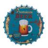 Decorative Metal Bottle Caps Wall Sign Plates - 14X14 Inches – Premium-Beer-Enjoy | Metal Wall Hanging Bottle Cap for Home, Farmhouse