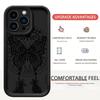 Черный Чехол-пазл 'Небесное око бабочки' для iPhone 15/16/17