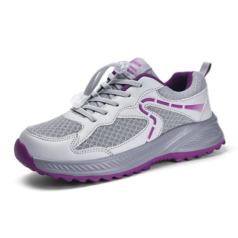 Новые популярные женские кроссовки на шнуровке, спортивная обувь для бега и ходьбы, спортивная обувь для женщин, кроссовки для пожилых людей