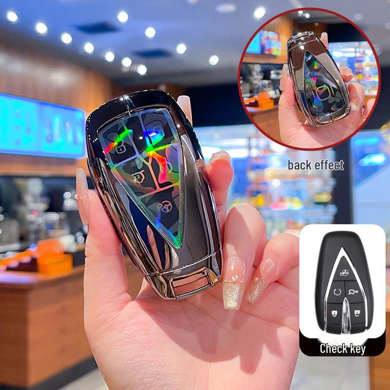 Высококачественная металлическая крышка для ключа Changan Qiyuan A07 2025, A06 New Energy и A05/A07 с пряжкой