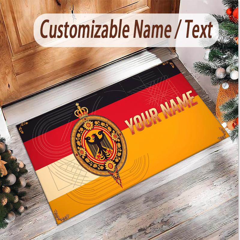 Personalized Crystal Velvet Carpet Germany national football team Pattern Non Slip Floor Rug