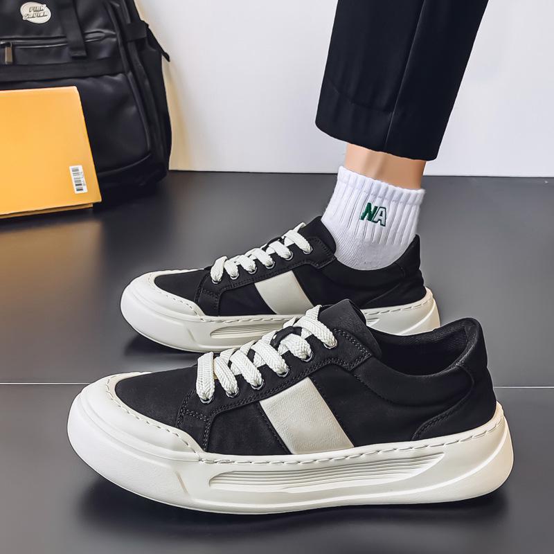 Мужские модные яркие повседневные лоферы: Персонализированный ремешок из пеньковой веревки, кроссовки на толстой подошве