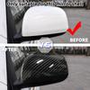 For Toyota RAV4 XA30 2008 - 2013 Side Door Rearview Mirror Cover Trim Shell Horn shape Car Styling Auto Part