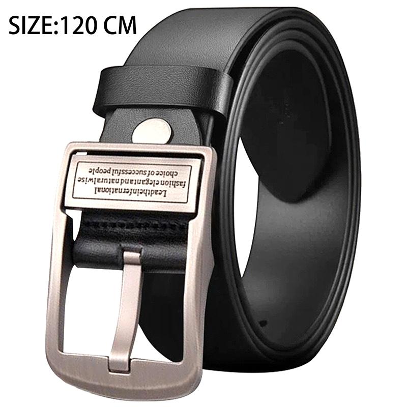 Trendy Casual Pu Leather Jeans Waistband For Men Classic Punched Belt Durable Versatile Simple High-End Belts Gifts