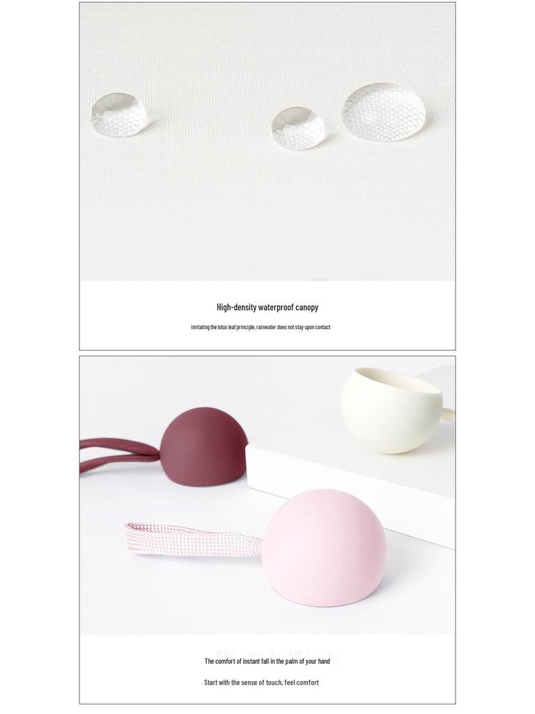 Женский мини-зонт двойного назначения: Компактный пятисложенный дизайн, Утолщенная ткань, Черный клей для защиты от УФ-лучей, Возможность нанесения логотипа на заказ