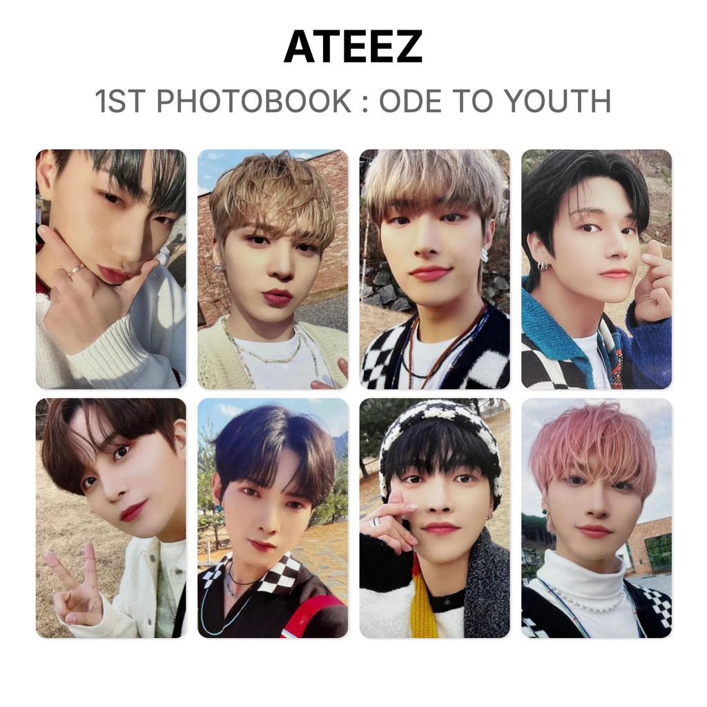 ATEEZ ПЕРВАЯ ФОТОКНИГА : ОДА ЮНОСТИ Официальная фотокарточка