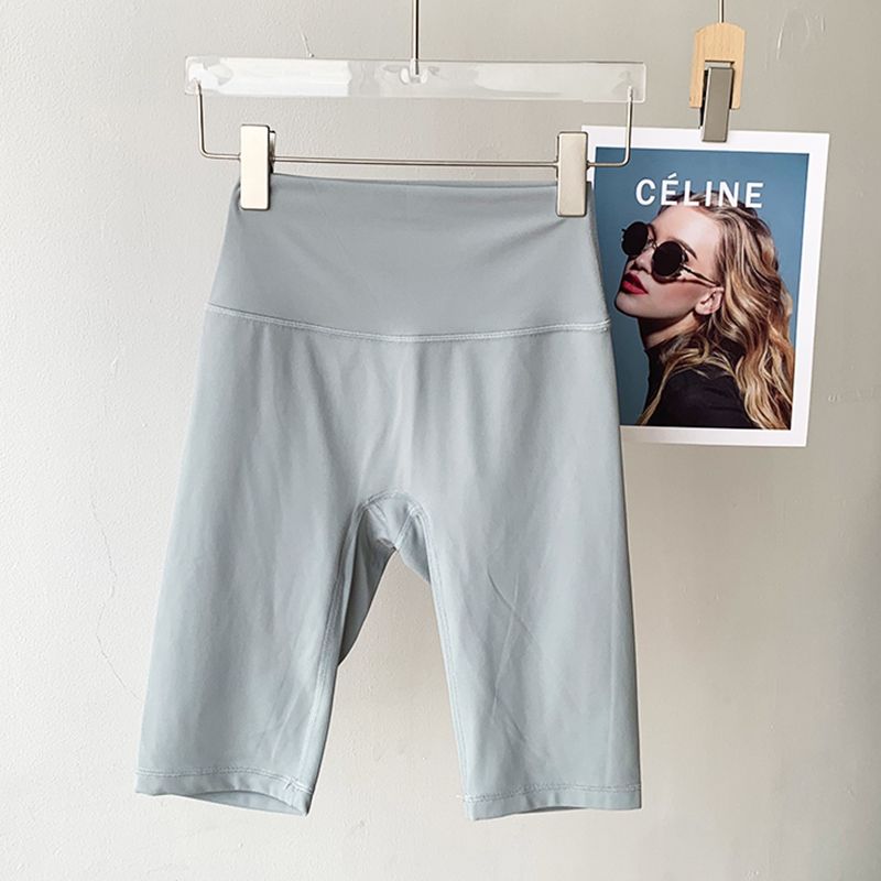 Lu Same Yoga Shorts Women's Summer New Free Size No Embarrassment Line Belly Contracting Hip Lifting Sport Workout Cropped Pants