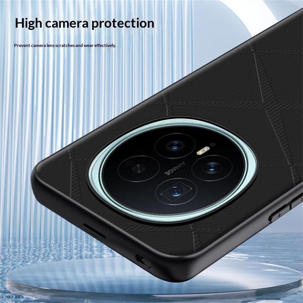 For Honor Magic8 5G Case X-Patterned TPU PU Leather PC Anti-Drop Phone Cover