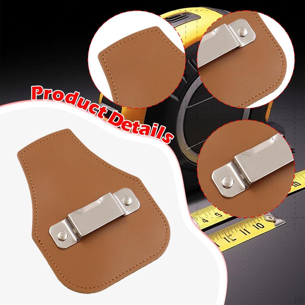 Держатель для рулетки, держатель для измерения, ручная работа, искусственная кожа, зажим для ремня для инструментов для дома